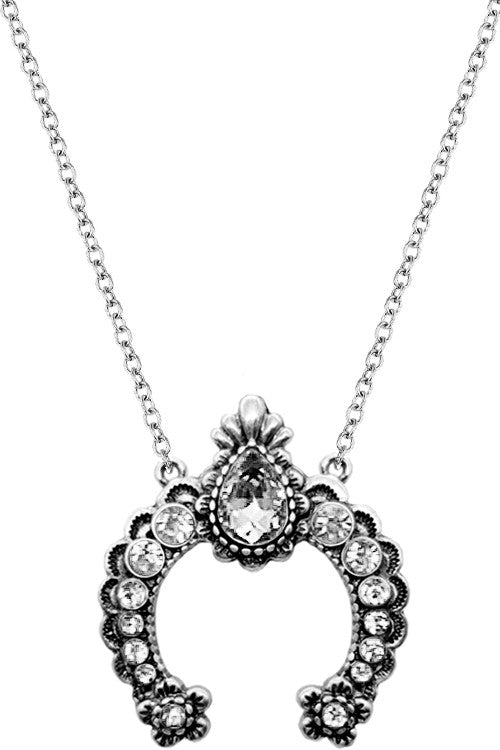 Western Rhinestone Crystal Necklace