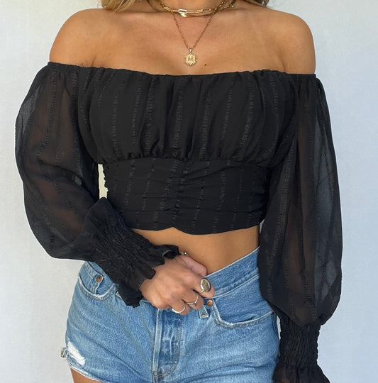 Bubble Sleeve - Off Shoulder