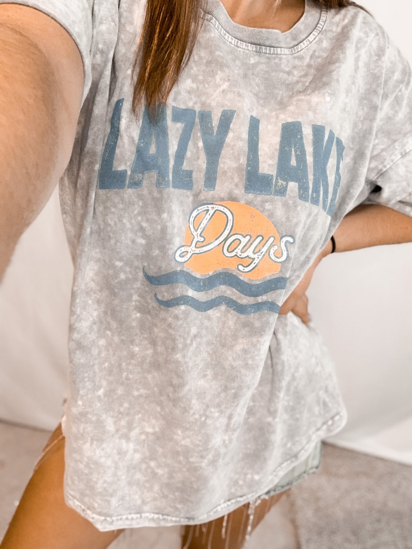 Lazy Lake Day Tee