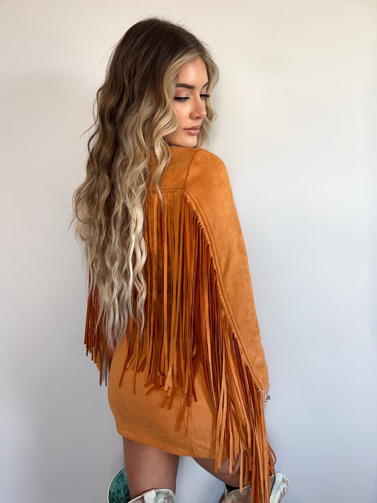 Up To No Good Fringe Dress