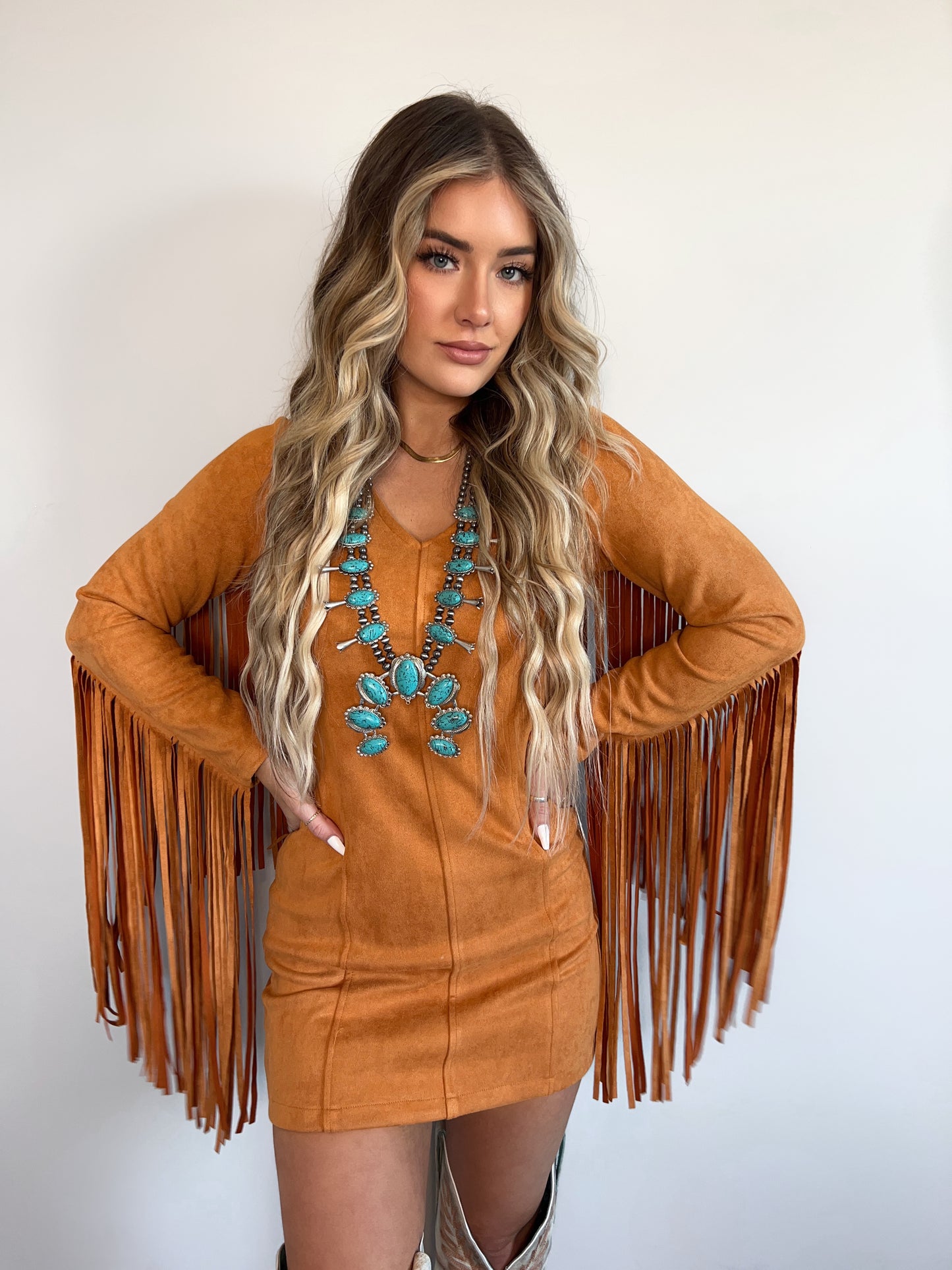 Up To No Good Fringe Dress