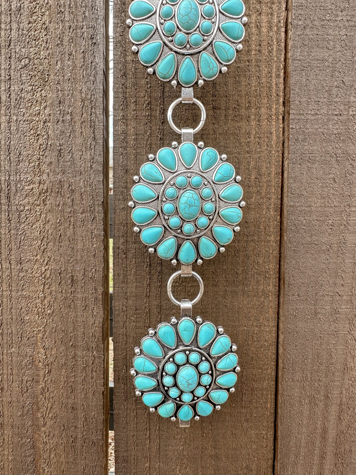 Turquoise Concho Belt