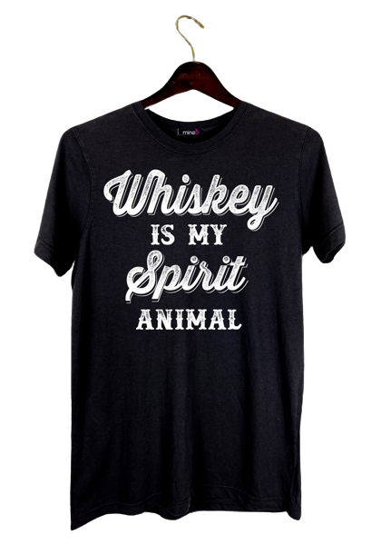 Whiskey Is My Spirit Animal Tee